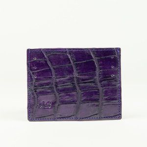 Purple credit card case